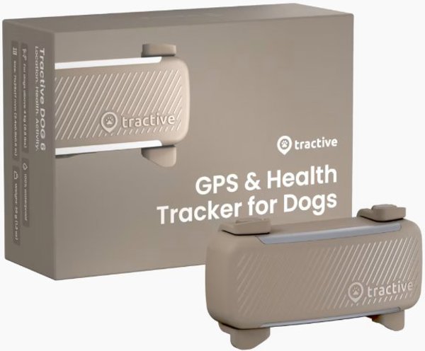 Tractive DOG 6 - Brown - Subscription in app