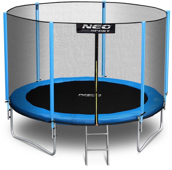 Τραμπολίνο Κήπου Neo-Sport NS-10Z181 με Εξωτερικό Δίχτυ Ασφαλείας 312cm (10ft)
