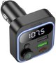 Transmiter samochodowy bluetooth Hoco QC3.0 PD 20W E85 czarny
