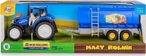 Τρακτέρ New Holland T5 με δεξαμενή γάλακτος 1:32