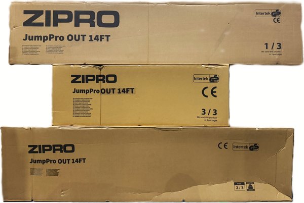 Τραμπολίνο κήπου Zipro Jump Pro με εξωτερικό δίχτυ 14FT 435cm