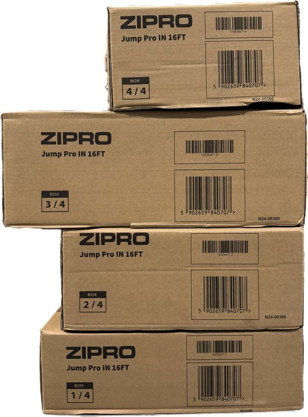 Τραμπολίνο κήπου Zipro Jump Pro με εσωτερικό δίχτυ 16FT 496cm + στρώμα ακριβείας