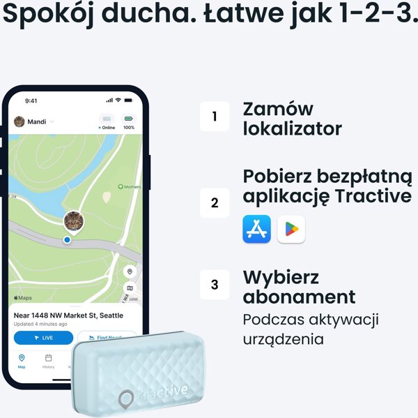 Tractive Tractive GPS CAT Mini - Mint