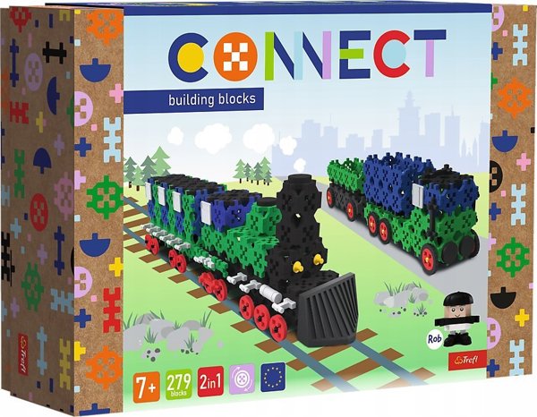 Trefl TREFL μπλοκ Connect Τρένο/Φορτηγό L 61976