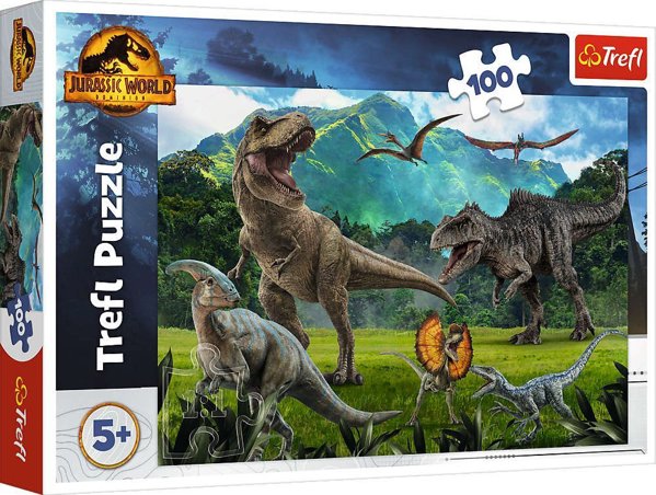Trefl Παζλ Jurassic Park 100 Κομματιών, 41x27.5cm, Πολύχρωμο