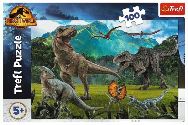 Trefl Παζλ Jurassic Park 100 Κομματιών, 41x27.5cm, Πολύχρωμο