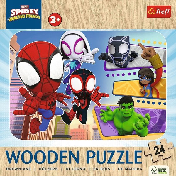 Trefl Παιδικό Παζλ Spidey 24 Κομματιών - Οδύσσεια Spidey