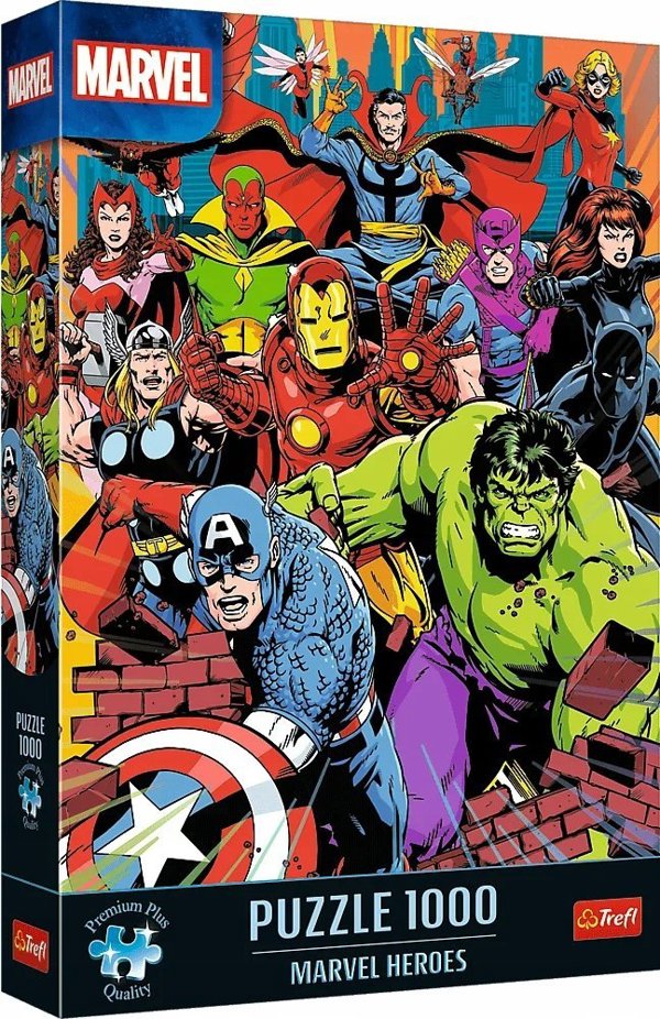 Trefl Παζλ Premium Plus Quality Marvel Heroes, 1000 Κομμάτια, 12+ Ετών
