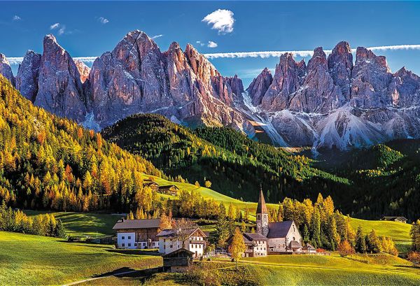 Παζλ Trefl 1500 Κομμάτια Val di Funes 26163, Πανοραμικό Τοπίο Ιταλίας