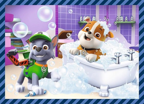 Trefl Παζλ Paw Patrol Σκυλίσιες Υποθέσεις, 4 σε 1, Πολυχρωματικό