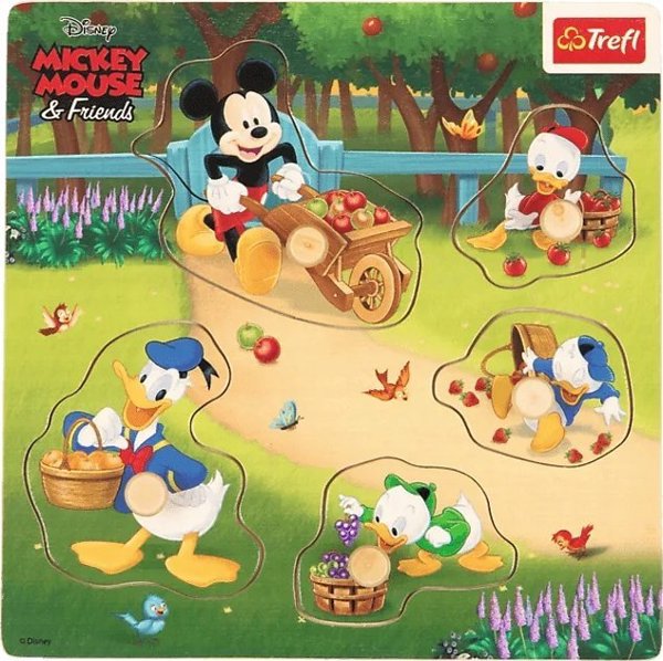 Trefl Μίνι ξύλινο παζλ - Mickey & Friends TREFL