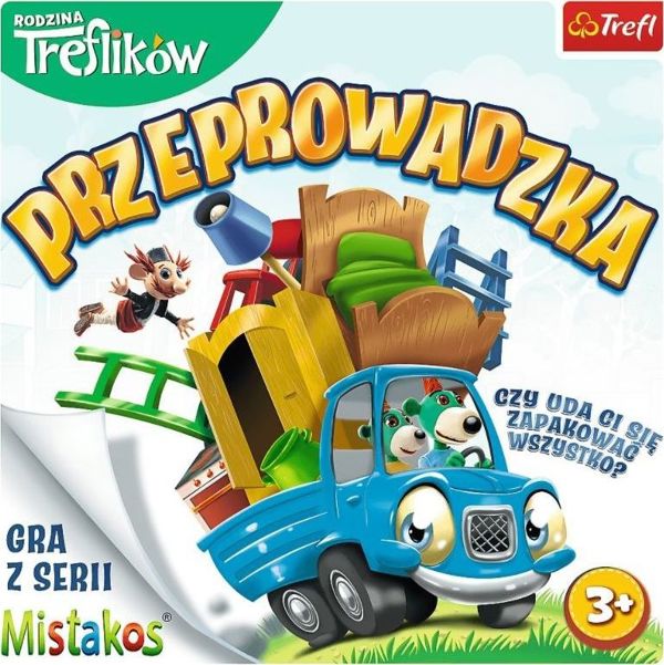 Trefl Επιτραπέζιο Παιχνίδι Μετακόμιση με την Οικογένεια Treflik για Παιδιά 3+ Ετών
