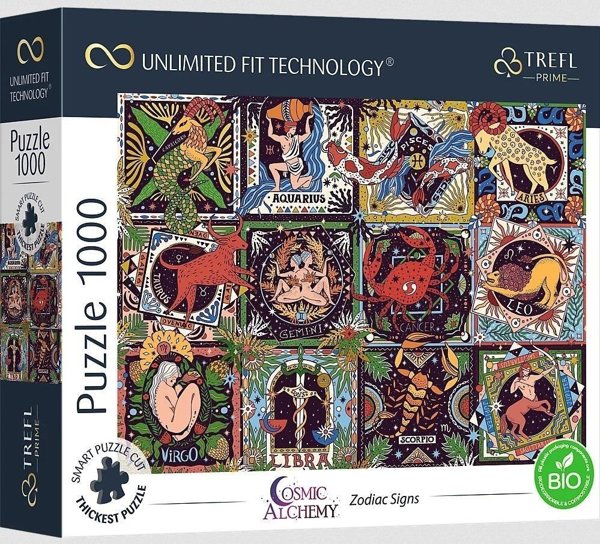 Trefl Puzzle 1000 Cosmic Alchemy: Zodiac Signs TREFL