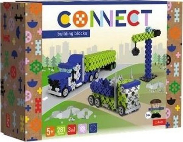 Trefl klocki Connect CiezarowkaPlac budowy L 61977