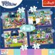 Trefl Puzzle 4w1 35,48,54,70el Trefliki przed snem Dobranoc, Trefliki na noc 34399 Trefl p8