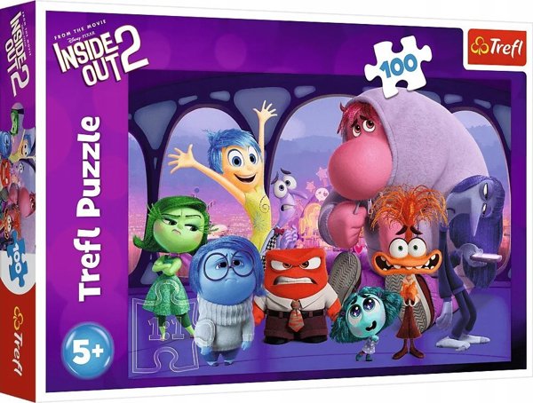 Trefl Παζλ Inside Out 2, 100 Κομμάτια, Επιτραπέζιο Παιχνίδι για Παιδιά