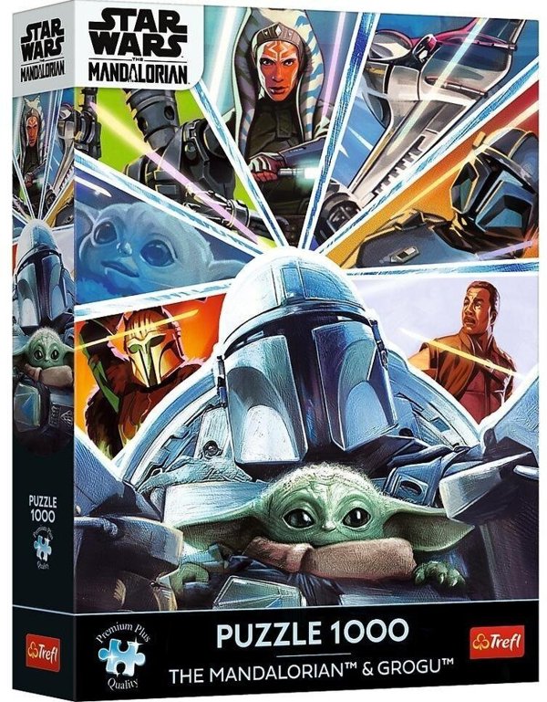 Trefl Παζλ 1000 Κομμάτια The Mandalorian & Grogu, Παιχνίδι Συναρμολόγησης