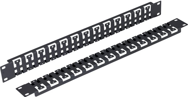Triton RAB-VP-X59-A1 19" Kabelführungsleiste 1HE, schwarz