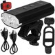 Trizand Lampka rowerowa LED 1300lm + tylna lampa Trizand