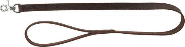 Trixie Rustic Λουρί Σκύλου από Χοντρό Δέρμα, Σκούρο Καφέ, XS-S: 1.20 m / 12 mm