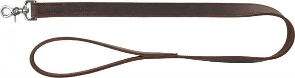 Trixie Rustic Λουρί Σκύλου από Χοντρό Δέρμα, Σκούρο Καφέ, XS-S: 1.20 m / 12 mm