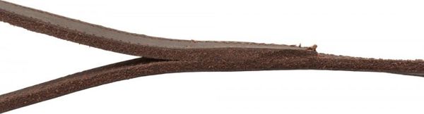 Trixie Rustic Λουρί Σκύλου από Χοντρό Δέρμα, Σκούρο Καφέ, XS-S: 1.20 m / 12 mm