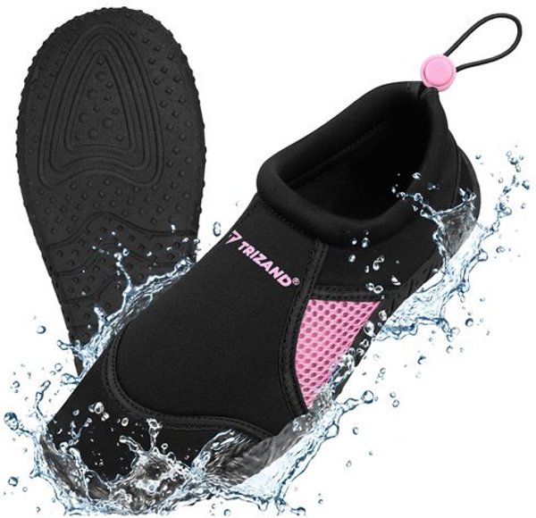 Trizand Buty do wody czarno-rowe- rozmiar 36 5mm Trizand