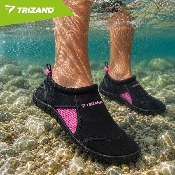 Trizand Buty do wody czarno-rowe- rozmiar 36 5mm Trizand