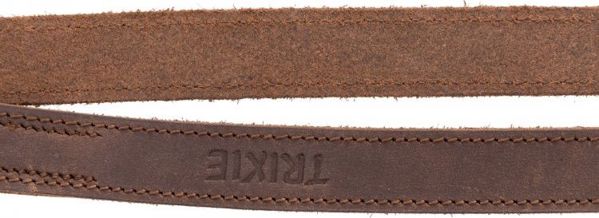 Trixie Rustic Ρυθμιζόμενο Λουρί Σκύλου από Χοντρό Δέρμα, Σκούρο Καφέ, 2.00m/12mm, XS-S