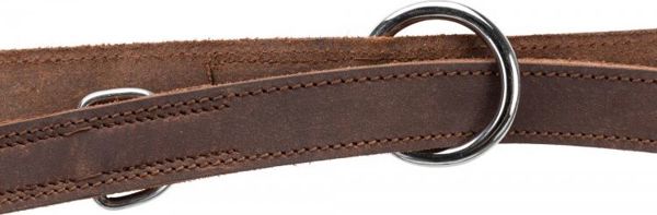 Trixie Rustic Ρυθμιζόμενο Λουρί Σκύλου από Χοντρό Δέρμα, Σκούρο Καφέ, 2.00m/12mm, XS-S