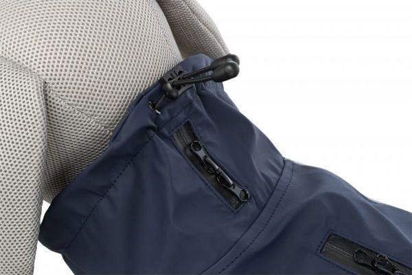 Αδιάβροχο Παλτό Σκύλου Trixie BE NORDIC Husum, Αντιανεμικό με Ανακλαστικά Στοιχεία, Μπλε, Size S (40 cm)
