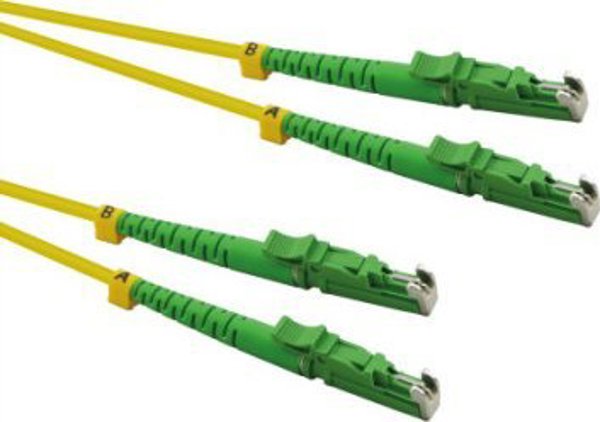 Triton ROLINE kabel swiatlowodowy duplex 9/125m OS2, LSH/LSH, APC polerowany, LSOH, zolty, 5 m