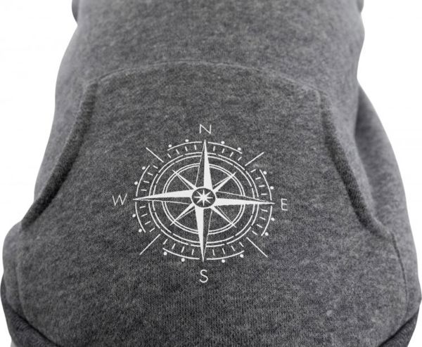 Trixie Φούτερ Σκύλου BE NORDIC Flensburg, Γκρι, Μέγεθος L, 55 cm