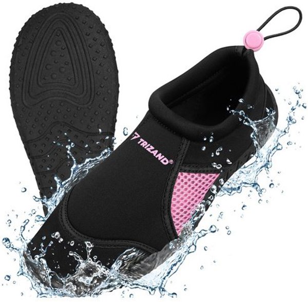 Trizand Buty do wody czarno-rowe- rozmiar 38 5mm Trizand