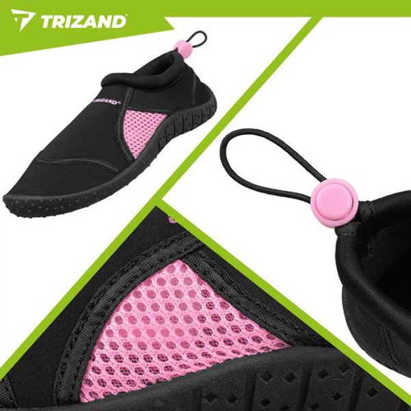 Trizand Buty do wody czarno-rowe- rozmiar 38 5mm Trizand