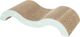 Trixie Cardboard Scratching Post Junior Wave, Ονυχοδρόμιο Γάτας από Χαρτόνι, Λιλά/Μέντα, 38 x 7 x 18 cm