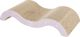 Trixie Cardboard Scratching Post Junior Wave, Ονυχοδρόμιο Γάτας από Χαρτόνι, Λιλά/Μέντα, 38 x 7 x 18 cm