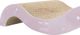 Trixie Cardboard Scratching Post Junior Wave, Ονυχοδρόμιο Γάτας από Χαρτόνι, Λιλά/Μέντα, 38 x 7 x 18 cm