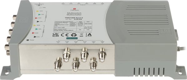 Triax Πολυδιακόπτης TMS-9/12S, 9 Είσοδοι / 12 Έξοδοι, Δορυφορικός Διακόπτης Σήματος