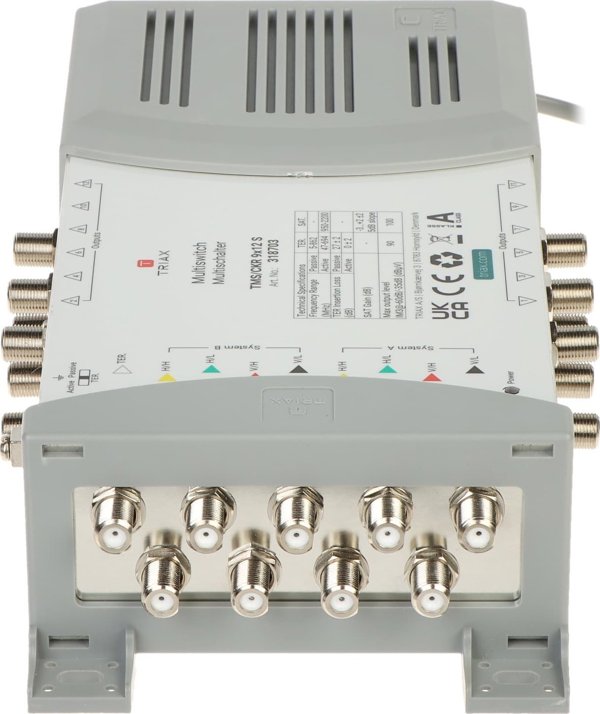 Triax Πολυδιακόπτης TMS-9/12S, 9 Είσοδοι / 12 Έξοδοι, Δορυφορικός Διακόπτης Σήματος
