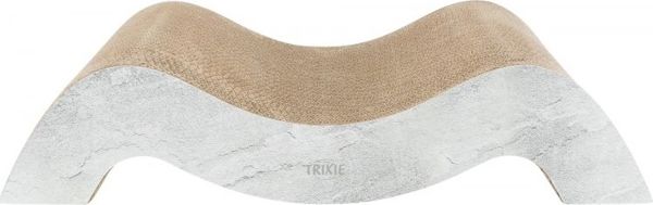 Trixie Ονυχοδρόμιο Γάτας Wave XXL από Χαρτόνι, Γκρι, 64x14x37cm