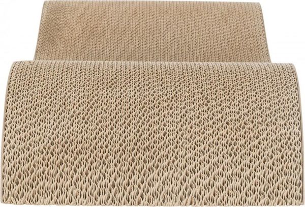 Trixie Ονυχοδρόμιο Γάτας Wave XXL από Χαρτόνι, Γκρι, 64x14x37cm