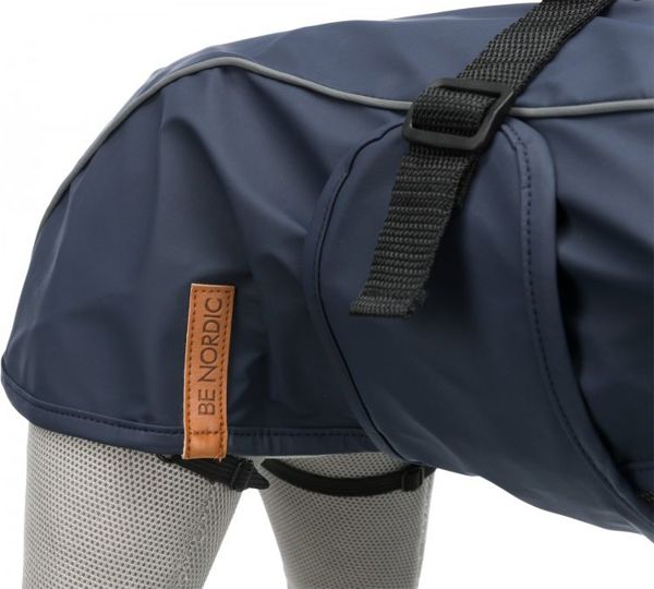 Trixie Αδιάβροχο Σκύλου BE NORDIC Husum, Μπλε, Μέγεθος S (35cm)