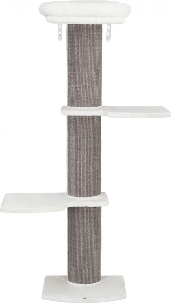 Trixie Ονυχοδρόμιο Τοίχου Acadia, 160 cm, Γκρι, με Πλατφόρμα και Αποσπώμενο Κρεβάτι