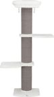 Trixie Ονυχοδρόμιο Τοίχου Acadia, 160 cm, Γκρι, με Πλατφόρμα και Αποσπώμενο Κρεβάτι
