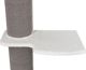 Trixie Ονυχοδρόμιο Τοίχου Acadia, 160 cm, Γκρι, με Πλατφόρμα και Αποσπώμενο Κρεβάτι