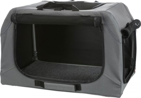 Trixie Easy Soft Kennel, σπιτάκι για σκύλους, γκρι, XS–S: 50 × 33 × 36 cm 9389411 4047974397312