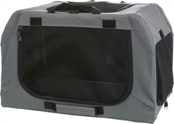 Trixie Easy Soft Kennel, σπιτάκι για σκύλους, γκρι, XS–S: 50 × 33 × 36 cm 9389411 4047974397312