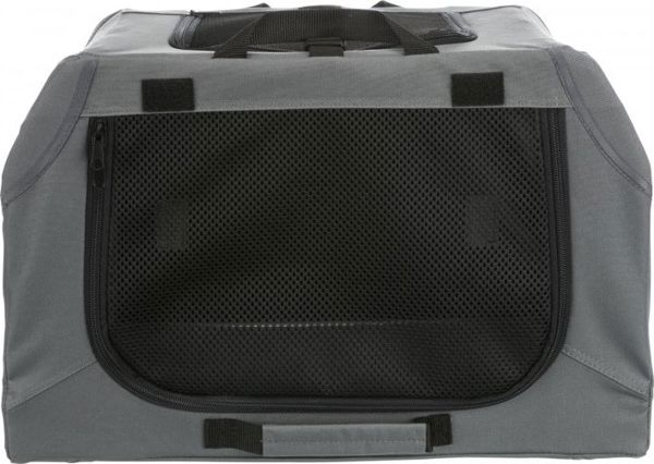 Trixie Easy Soft Kennel, σπιτάκι για σκύλους, γκρι, XS–S: 50 × 33 × 36 cm 9389411 4047974397312