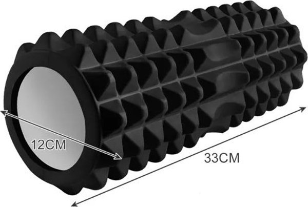 Trizand ROLLER JOGA - ΚΥΛΙΝΔΡΟΣ ΜΑΣΑΖ (ΜΑΥΡΟ) 23570